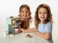 SpielMaus Küche Holz Kapsel-Kaffeemaschine, mit Zubehör