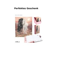 Miss Melody Tagebuch mit Code Schloss und Musik Pferde Geheimtagebuch Kinder