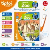 tiptoi® Tiere im Zoo Ravensburger Wieso Weshalb Warum Kinderbuch ab 4 Jahre