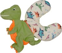 Dino Nackenkissen Dino Friends Reisekissen Kuscheltier Dinosaurier Kissen