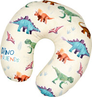 Dino Nackenkissen „Dino Friends“ – Kinder Reisekissen & Kuscheltier