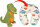Dino Nackenkissen Dino Friends Reisekissen Kinder Kuschelkissen