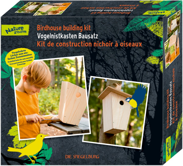 Vogelnistkasten Bausatz „Nature Zoom“ – Kreatives Naturprojekt für Kinder ab 8 Jahren