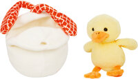 Küken Hilde im Ei – Fröhliche Ostern Plüschküken für Kinder ab 0 Monaten