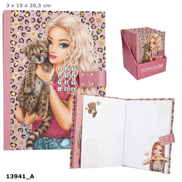 TOPModel Geheimcode Tagebuch LEOHEART – Tagebuch mit Sound für Kinder