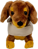 Kuscheltier Dackel Watson mit Mantel 25 cm | Spiegelburg