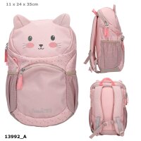 Rucksack Kinder Princess Mimi Katze Ergonomisch 35 cm Rosa