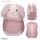 Rucksack Kinder Princess Mimi Hase Ergonomisch 35 cm Rosa