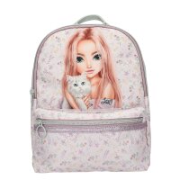 TOPModel Rucksack BLOOMING KITTY Flieder Katze Mädchen Neu 27x21x8,5 cm