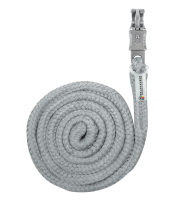 Waldhausen Anbindestrick Plus – Panikhaken Chromgrau