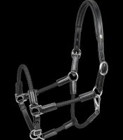 Waldhausen X-Line Lederhalfter Nevada, schwarz, WB