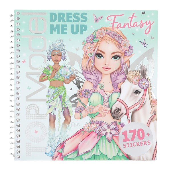 TOPModel Dress Me Up Fantasy Stickerbuch Kinder 24 Seiten 11 Stickerbogen