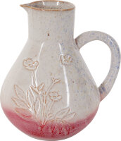 Porzellan Krug Blume rot LandLust – Karaffe Vase...