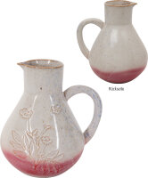 Porzellan Krug Blume rot LandLust – Karaffe Vase...