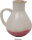 Porzellan Krug Blume rot LandLust – Karaffe Vase 1,5L Landhausstil