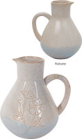 Porzellan Krug Blume blau LandLust – Karaffe Vase...