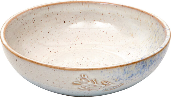 Porzellan Schale Blume blau LandLust – Snackschale Handgefertigt Landhausstil