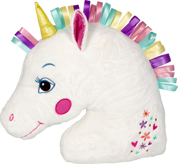 Einhorn Kissen Prinzessin Lillifee – Kuschelkissen Plüsch 40 cm Satinmähne