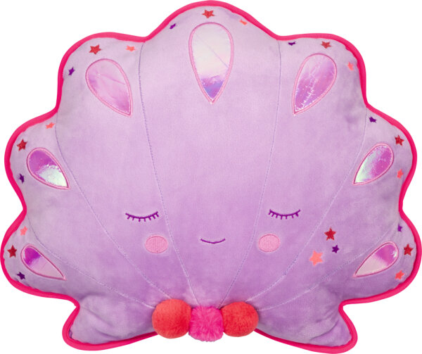 Muschelkissen Nella Nixe – Kuschelkissen Meerjungfrau 40 cm