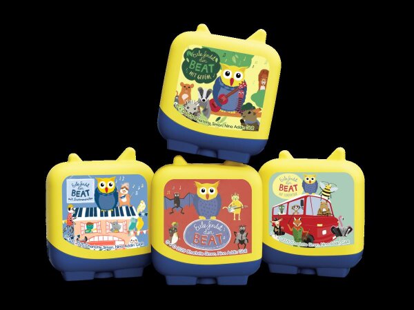 Pocket Tonie Eule findet den Beat Set – 4 Hörspiele Musik Kinder ab 5