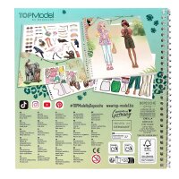 TOPModel Dress Me Up Stickerbuch Safari – Kreativbuch mit Stickern