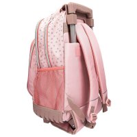 TOPModel Schulrucksack Trolley DOTS – Kinder Rucksack mit Rollen