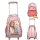 TOPModel Schulrucksack Trolley DOTS – Kinder Rucksack mit Rollen