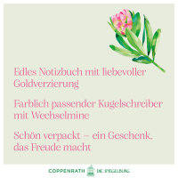 Geschenkset Notizbuch A5 mit Kugelschreiber – All about green