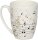 Porzellan-Tasse Noten All about music – Musik Tasse mit Gold