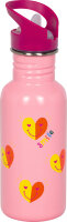 Edelstahlflasche Herz Kleine Freunde Trinkflasche Kinder 0,5L Edelstahl