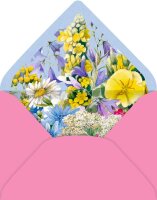 Pop Up Grußkarte Blumen für dich Bastin GartenLiebe 3D Karte edel