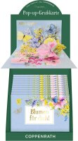 Pop Up Grußkarte Blumen für dich Bastin GartenLiebe 3D Karte edel