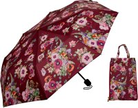 Taschenschirm Blütenzauber M Bastin Duo Bag faltbar Damen Regenschirm kompakt mit Tasche