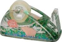 Klebebandabroller Viel Glück Glitzer Schreibtisch Büro Accessoire Geschenk