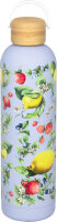 Isolierflasche Cottage Garden 1L Edelstahl Bambusdeckel...