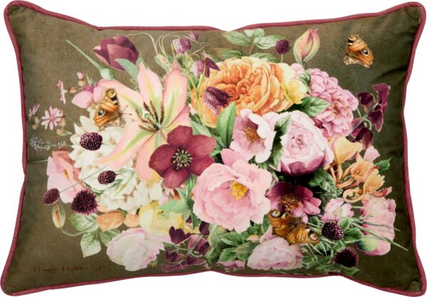 Kissen Blütenzauber 50x35 cm Dekokissen Blumen Marjolein Bastin