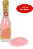 Badesalz Viel Glück Piccolo Flasche Geschenk Wellness Badezusatz