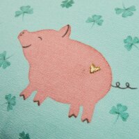 Kissen Viel Glück 42x26 cm be Happy Dekokissen Geschenk