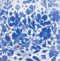 Gläser Set 2er Blau Blumen Landlust Trinkgläser Glas Design