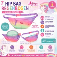 Hip Bag Regenbogen Einhorn Paradies Gürteltasche...