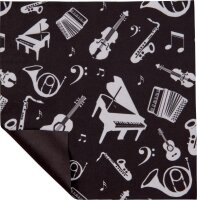 Brillenetui Klaviatur Musik mit Putztuch Etui Noten Design Spiegelburg
