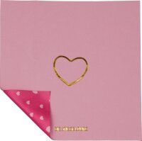 Brillenetui Herz mit Putztuch Filz Etui Damen Brillenbox Spiegelburg