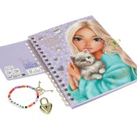TOPModel Tagebuch mit Schloss Armband Mädchen Geheimtagebuch Set