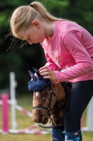 Hobby Horsing Fliegenhaube dunkelblau Steckenpferd Zubehör HKM Kids