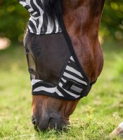 Fliegenmaske Pony Zebra Waldhausen Fliegenschutz Pferd UV Maske