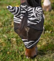 Fliegenmaske Pony Zebra Waldhausen Fliegenschutz Pferd UV Maske