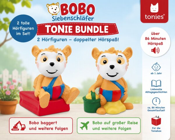 Bobo Siebenschläfer Tonie Bundle 2 Hörfiguren Toniebox