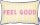 Kissen gelbe Streifen Feel Good I Love Myself 42x26 cm