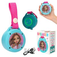 TOPModel Mini Lautsprecher Türkis LED Bluetooth Speaker