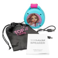 TOPModel Mini Lautsprecher Türkis LED Bluetooth Speaker